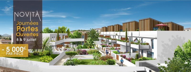 Dernier T3 BBC duplex avec jardin et terrasse, Marseille 10e, NOVITA