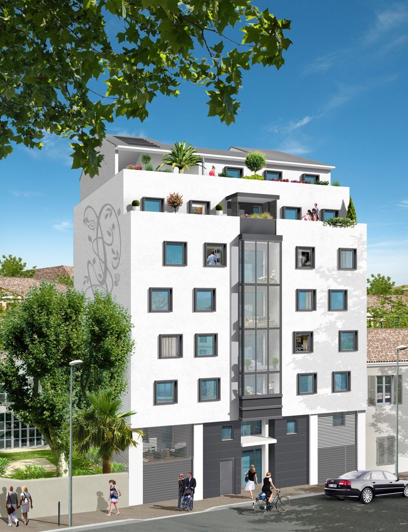 appartement duplex avec vaste terrasse avec vue Notre Dame de la Garde